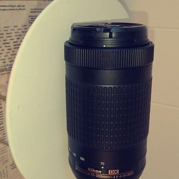 Nikon D3500 Camera w/both lenses, 55mm UV lense - Picture 3 of 10